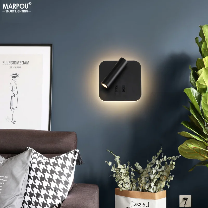 

LED Wall Lamp Spotlight Modern Home Appliances Indoor Decor 13W 110V 220V Mood Ambiance Art Angle Adjustment Bedroom Living Room