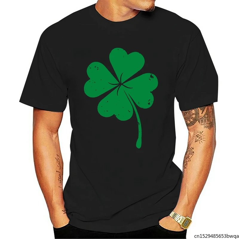 

Irish Shamrock Saint Patrick Day Ireland Clover T-Shirt Gift Idea Fashion Classic Style Shirt Unisex Tee