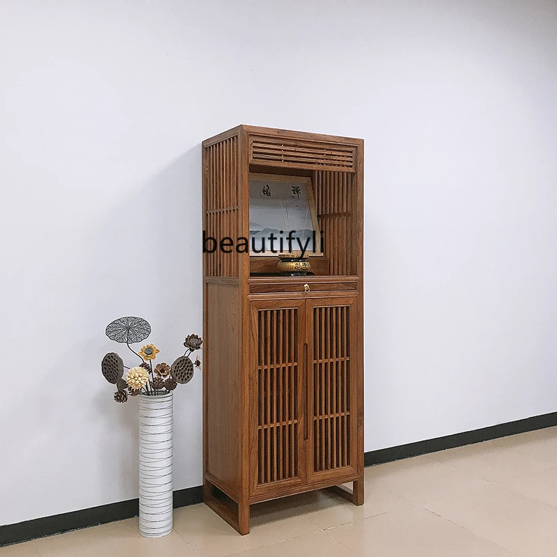 Old Elm Vertical Buddha Shrine Guanyin Cabinet Household Solid Wood God of Wealth Cabinet Altar Simple
Old Elm Vertical Buddha Shrine Guanyin Cabinet Household Solid Wood God of Wealth Cabinet Altar Simple