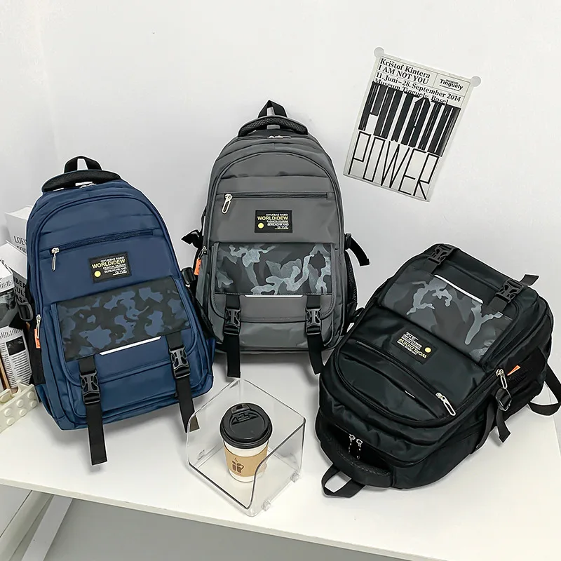 Fashionable High School Students' Large Capacity Bookbag, Casual and Versatile Backpack, Men's and Women's Travel Computer Bag
Fashionable High School Students' Large Capacity Bookbag, Casual and Versatile Backpack, Men's and Women's Travel Computer Bag