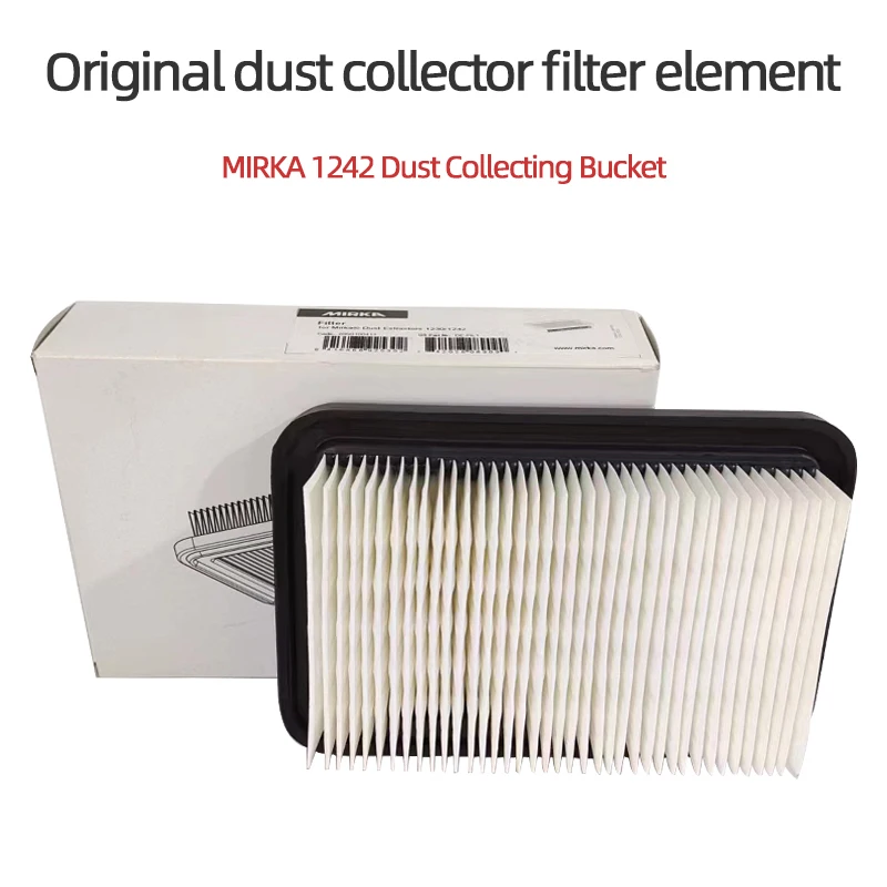 

Finland MIRKA 1242 Vacuum Cleaner Filter Element Industrial Dust Collector Dust-free Dry Grinding Dust Bucket Filter Accessories