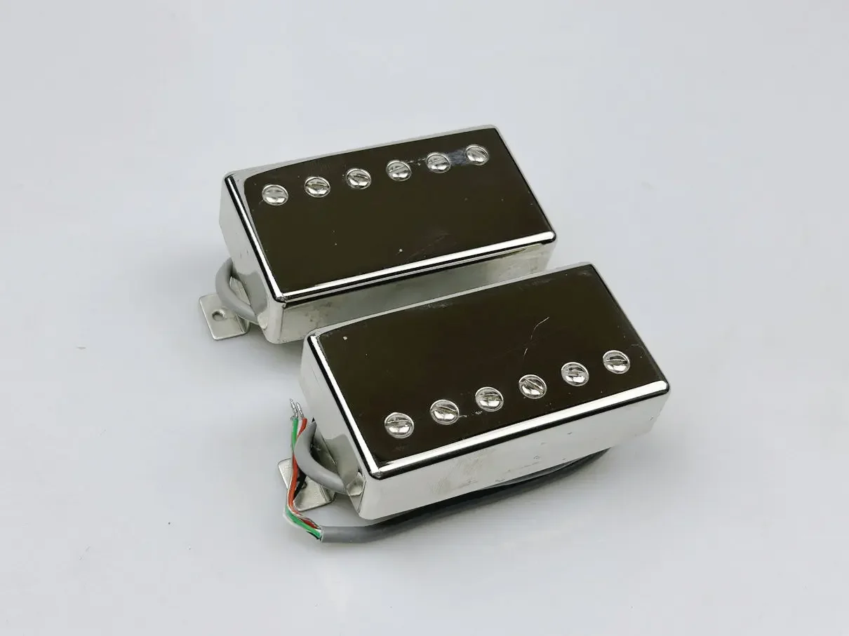1 комплект звукоснимателей для гитары Alnico V BB1 BB2 Series PAF Humbucker звукосниматели 4C для электрогитары 
1 комплект звукоснимателей для гитары Alnico V BB1 BB2 Series PAF Humbucker звукосниматели 4C для электрогитары