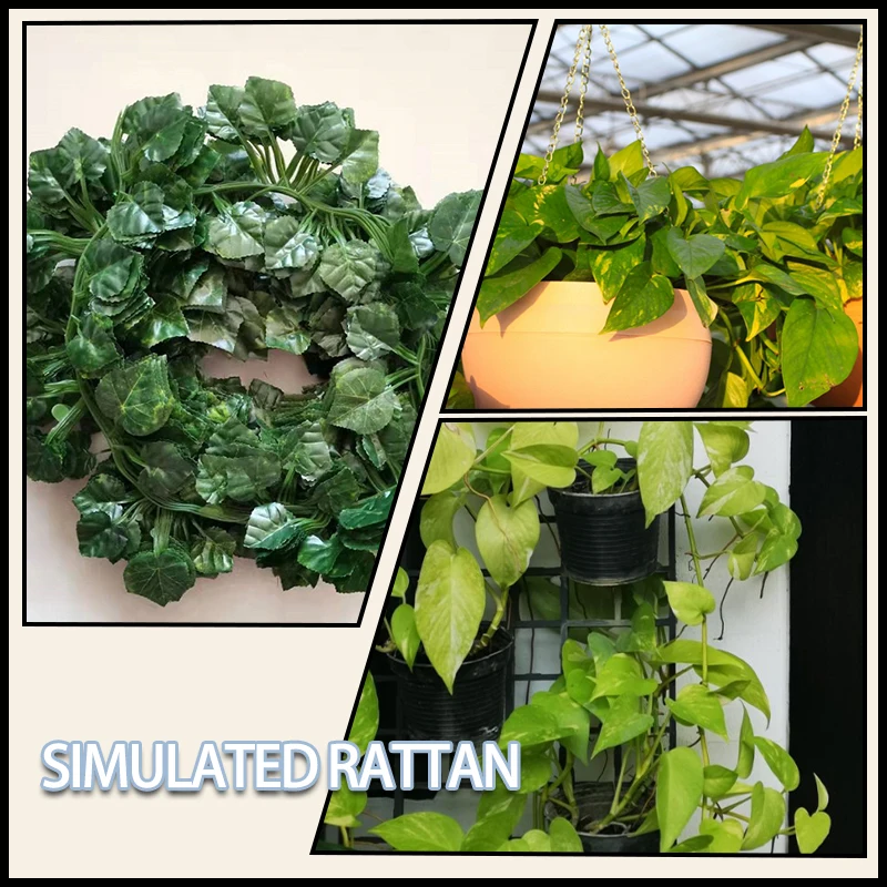 1 Piece 2.1M Home Decor Artificial Ivy Leaf Garland Plants Vine Fake Foliage Flowers Creeper Green Ivy Wreath Wedding Decoration
1 Piece 2.1M Home Decor Artificial Ivy Leaf Garland Plants Vine Fake Foliage Flowers Creeper Green Ivy Wreath Wedding Decoration