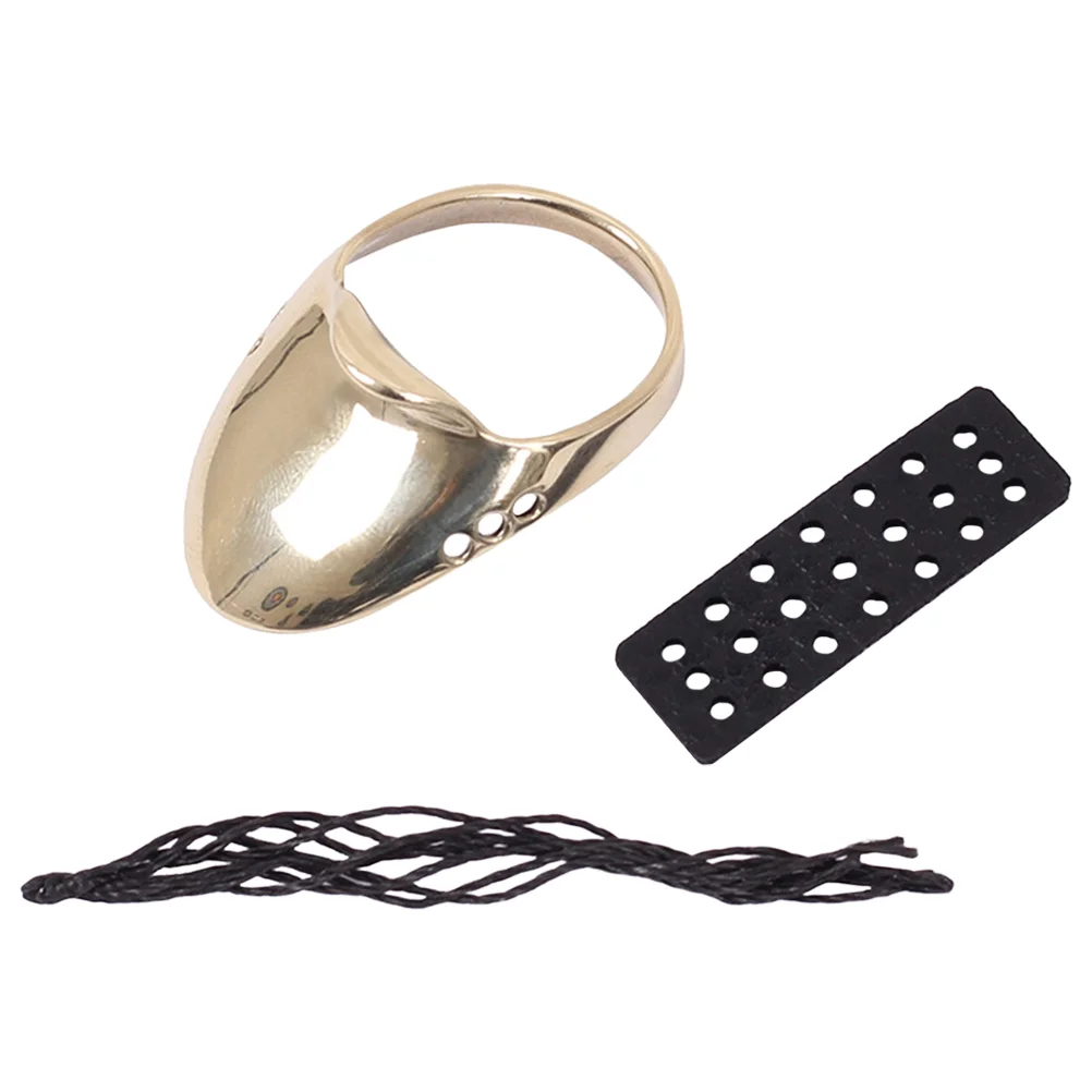 20/22/24mm Brass Archery Thumb Ring Finger Guard Archery Bow Shooting Protector Gear For Outdoor Archery Hunting Accessories
20/22/24mm Brass Archery Thumb Ring Finger Guard Archery Bow Shooting Protector Gear For Outdoor Archery Hunting Accessories