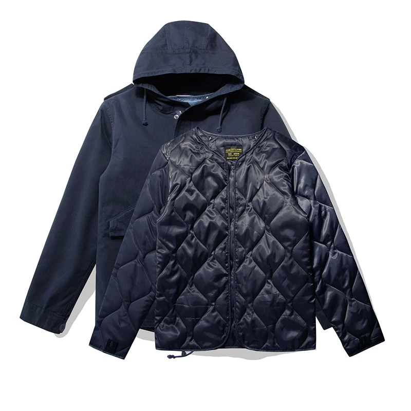 Amekaji Vintage M51 Windbreaker Jacket Men Women Winter Hooded Liner Detachable Long Fishtail Trench Coat Cotton Padded Jacket
Amekaji Vintage M51 Windbreaker Jacket Men Women Winter Hooded Liner Detachable Long Fishtail Trench Coat Cotton Padded Jacket