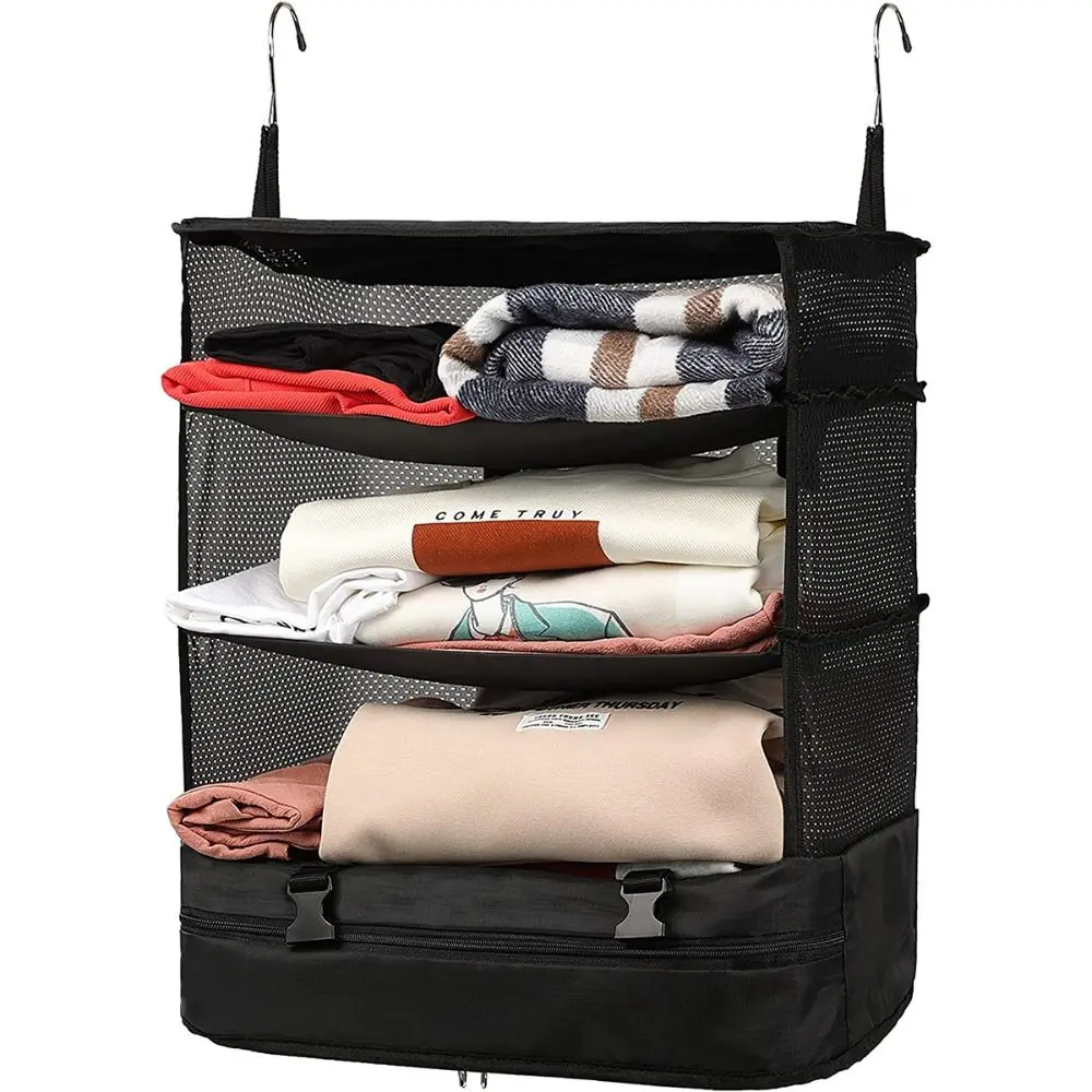 Hook Cube Collapsible Portable Luggage Organizer Storage Bag Shelves Bag 3-Shelf
Hook Cube Collapsible Portable Luggage Organizer Storage Bag Shelves Bag 3-Shelf