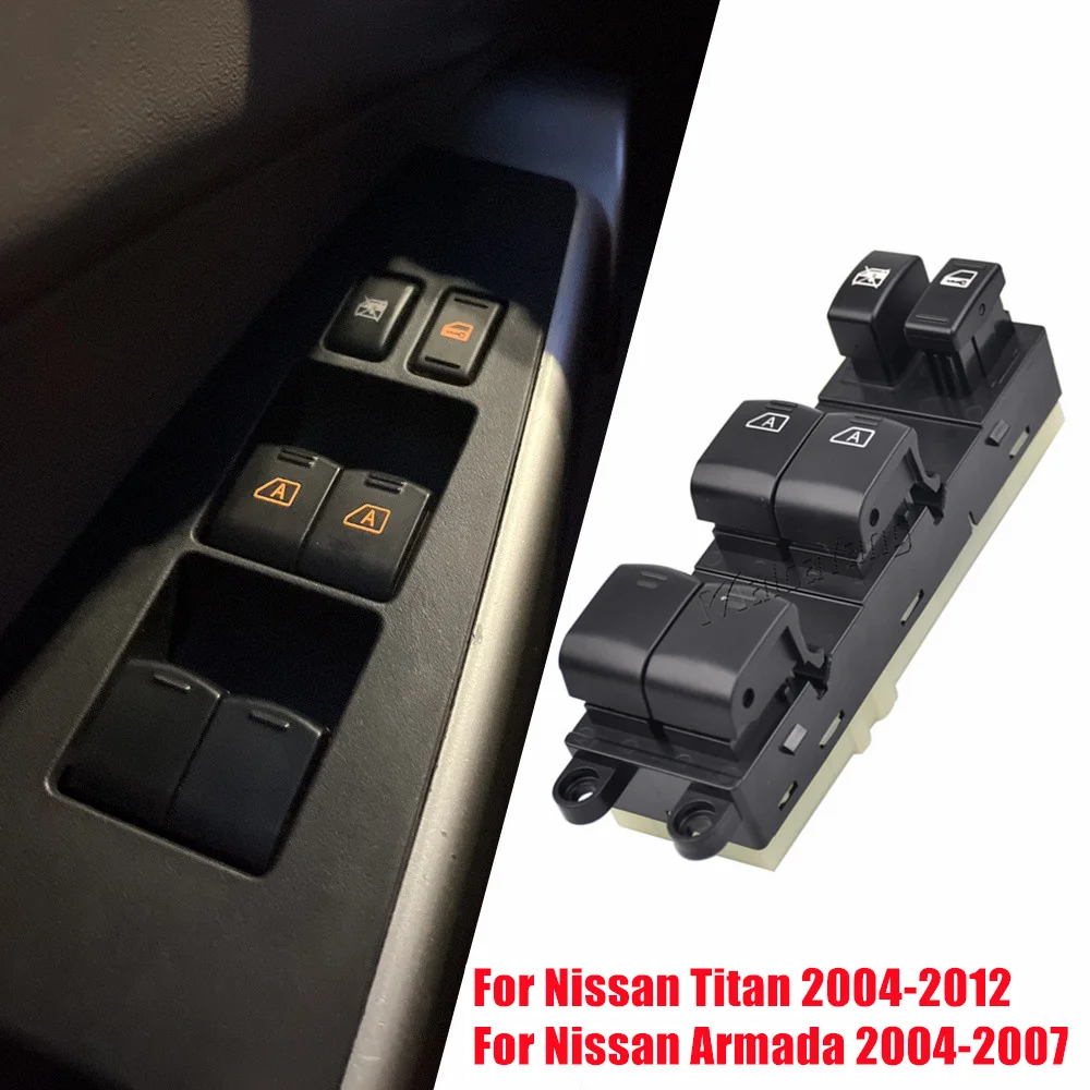 

Car styling For Nissan Armada 2004-2007 Titan 2004-2012 Electric Power Window Master Switch Regulator Button 25401-ZT10A