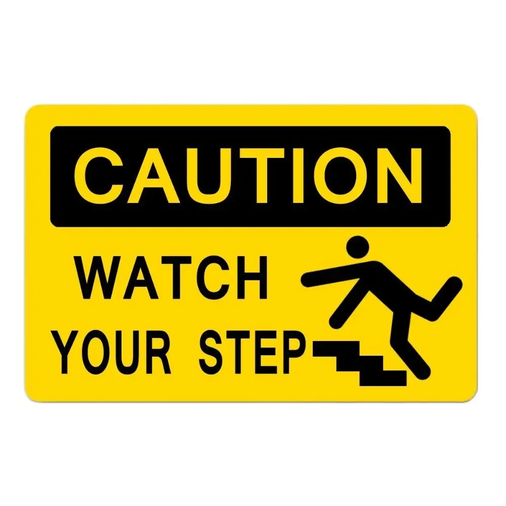 Caution Watch Your Step Doormat Outdoor Porch Patio Front Floor Christmas Halloween Holiday Rug Decor Home Door Mat
Caution Watch Your Step Doormat Outdoor Porch Patio Front Floor Christmas Halloween Holiday Rug Decor Home Door Mat