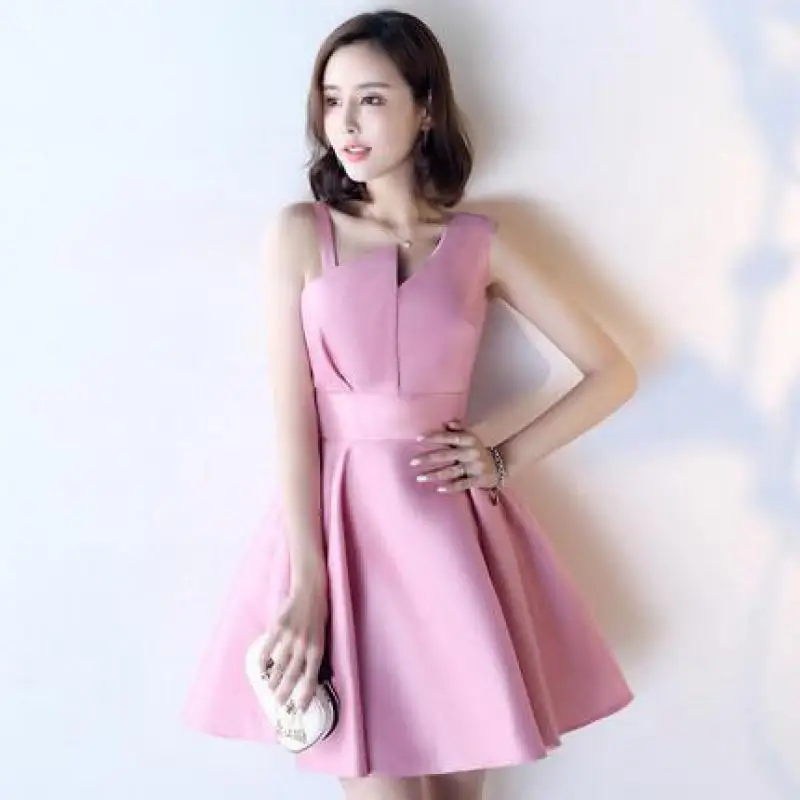 Pink Pleated Formal Party Dress Gown Spring Summer New Women Qipao Satin Short Sexy Cheongsam Sheath Zipper Elegant Vestidos
Pink Pleated Formal Party Dress Gown Spring Summer New Women Qipao Satin Short Sexy Cheongsam Sheath Zipper Elegant Vestidos