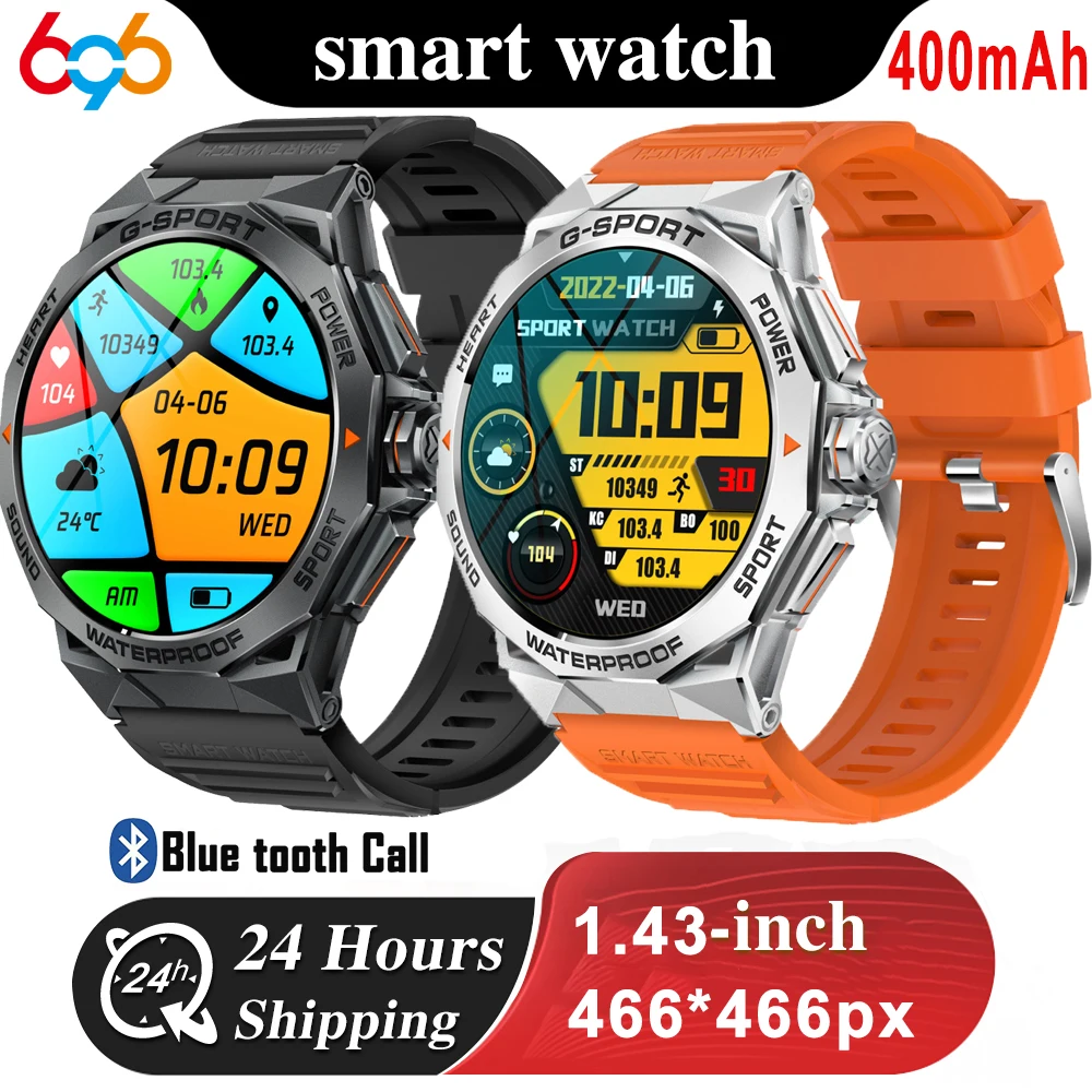 

Смарт-часы AMOLED для мужчин и женщин, водонепроницаемые умные часы с экраном 2024 дюйма, Bluetooth, пульсометром, оксиметром, новинка для занятий спортом на открытом воздухе, 1,43