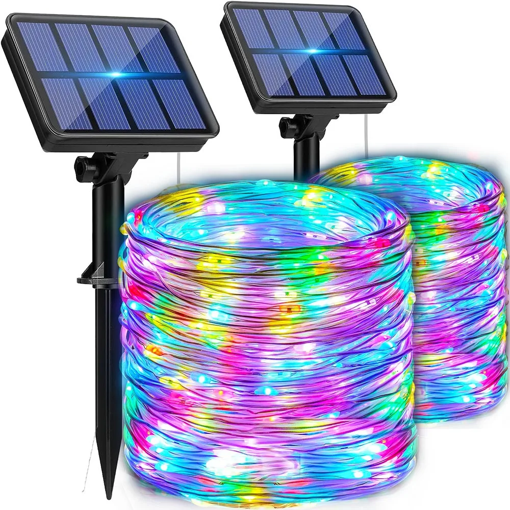 Outdoor Led Solar Lights 2X32m 300LED Solar Fairly String Lights 8mode Copper Wire Waterproof Christmas Decorative Wedding Party
Outdoor Led Solar Lights 2X32m 300LED Solar Fairly String Lights 8mode Copper Wire Waterproof Christmas Decorative Wedding Party