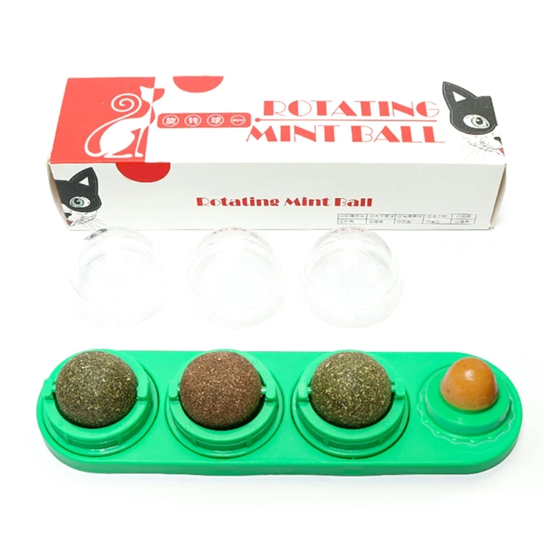 H7EA Catnip Ball with Candy Natural Healthy Rotatable for Cat Treat Licking Ball
H7EA Catnip Ball with Candy Natural Healthy Rotatable for Cat Treat Licking Ball