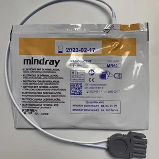 Mindray Original D1 D2 D3 D5 D6 Defibrillator AED Electrode Tablets Adult MR60 MR62 Children MR61
Mindray Original D1 D2 D3 D5 D6 Defibrillator AED Electrode Tablets Adult MR60 MR62 Children MR61
