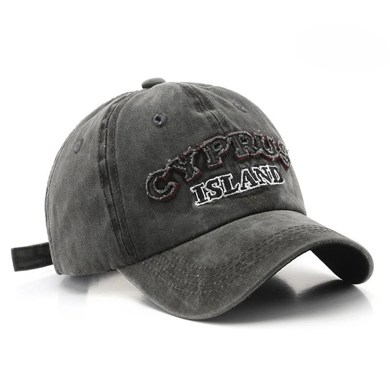 2023 NEW Europe and America CYPRUS Vintage Washed Old Letter Embroidered Curved Brim Duck Tongue Hat Fashion Men's Outdoor Sport
2023 NEW Europe and America CYPRUS Vintage Washed Old Letter Embroidered Curved Brim Duck Tongue Hat Fashion Men's Outdoor Sport