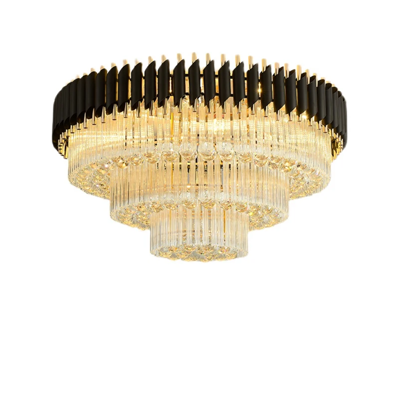 LED 2-3 Layer Round Black Gold Crystal Dimmable Lustre Lamparas De Techo Ceiling Lights.Ceiling Light.Ceiling Lamp For Foyer
LED 2-3 Layer Round Black Gold Crystal Dimmable Lustre Lamparas De Techo Ceiling Lights.Ceiling Light.Ceiling Lamp For Foyer