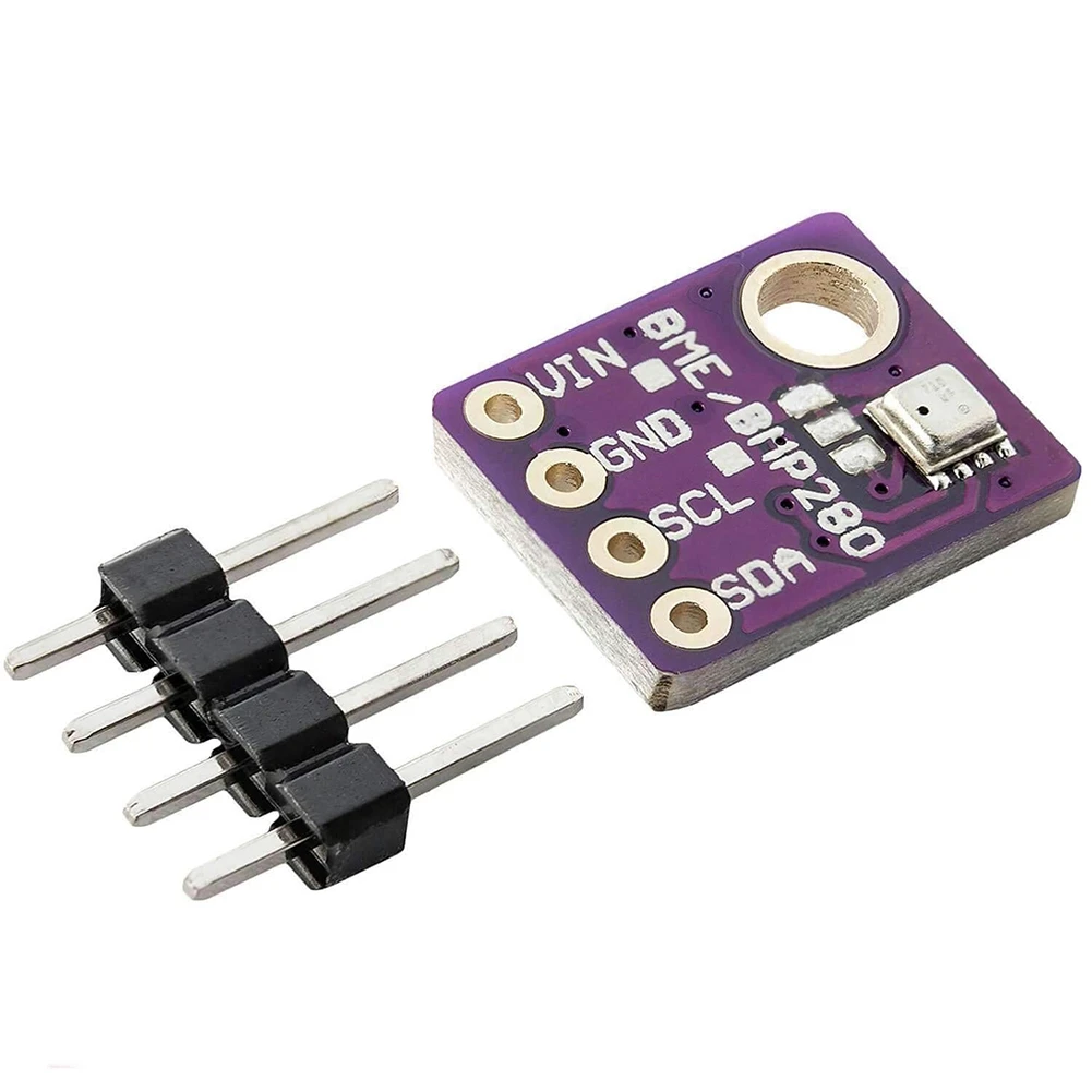 

GY-BME280 I2C IIC Digital Breakout Barometric Humidity Sensor Module Board 5V 3.3V for Arduino and Raspberry Pi