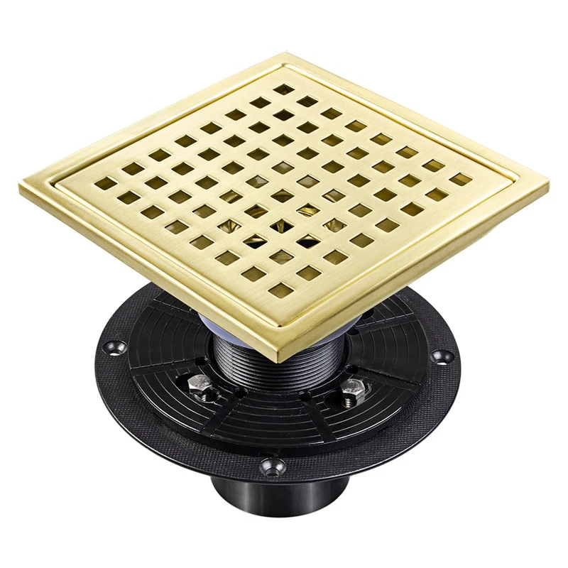 Stainless Steel Floor Drain Grid Invisible Floor Drain 6 Inches Black Shower Floor Drain Detachable
Stainless Steel Floor Drain Grid Invisible Floor Drain 6 Inches Black Shower Floor Drain Detachable