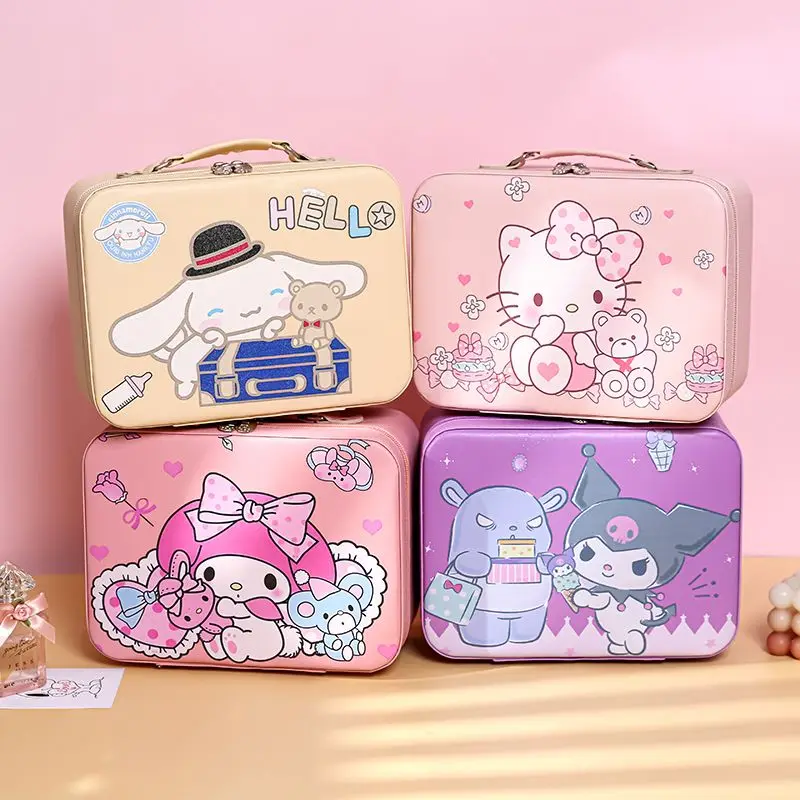 Hello Kitty Sanrio Cute Cartoon Kuromi Makeup Case Kawaii My Melody Anime Desktop Pu Makeup Mirror Storage Box Gifts for Girls
Hello Kitty Sanrio Cute Cartoon Kuromi Makeup Case Kawaii My Melody Anime Desktop Pu Makeup Mirror Storage Box Gifts for Girls