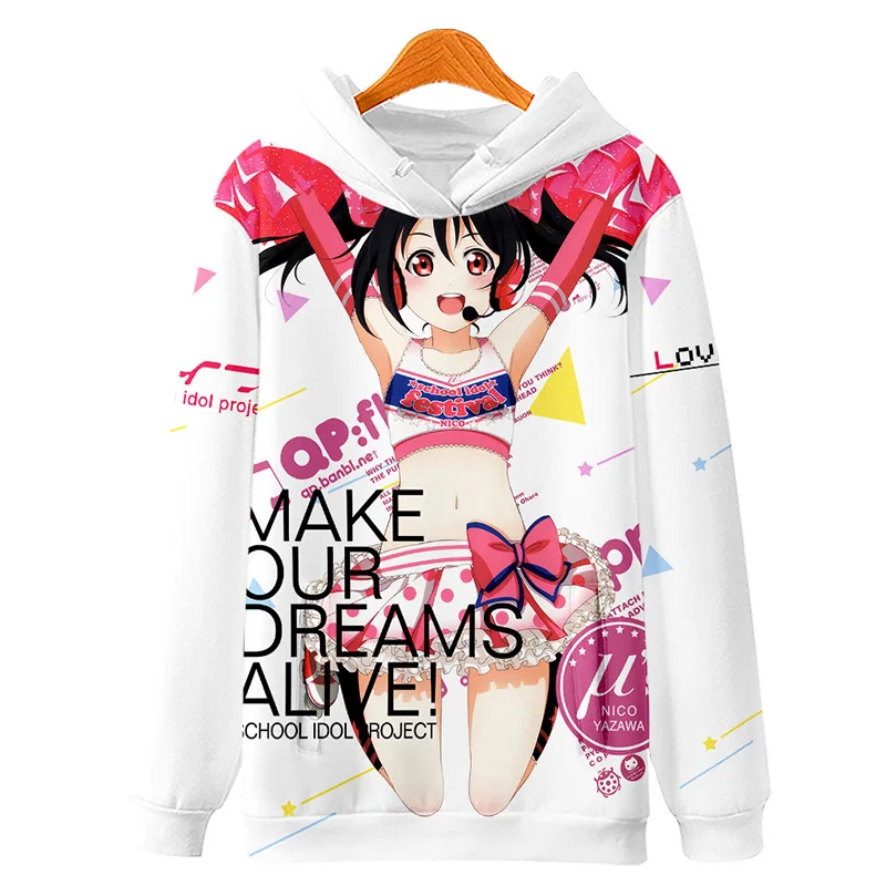 2022 Новое поступление love live! Толстовка с капюшоном 3D, Толстовка для женщин и мужчин, одежда из японского аниме
2022 Новое поступление love live! Толстовка с капюшоном 3D, Толстовка для женщин и мужчин, одежда из японского аниме