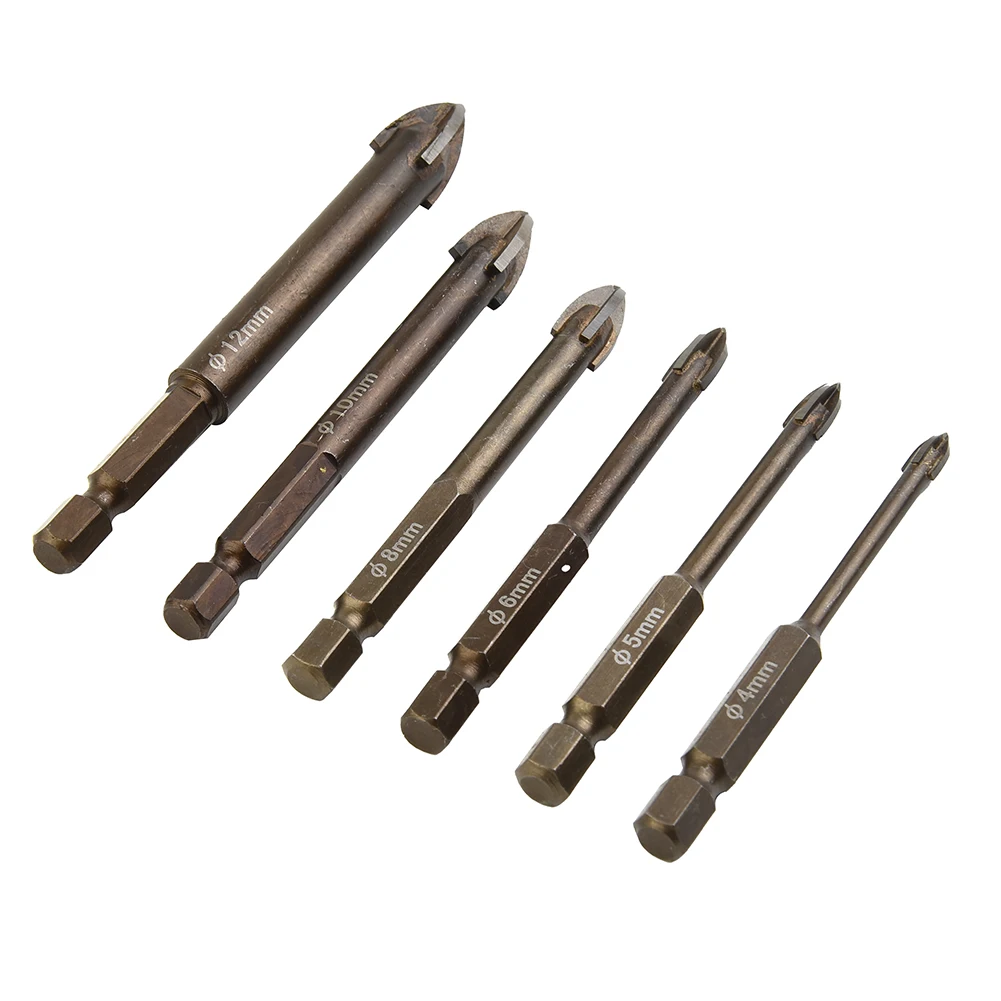 6 шт. сверла для керамической плитки, стекла, карбид вольфрама, крестовая головка для бетона, стен, гранита, дерева, пластика
6 шт. сверла для керамической плитки, стекла, карбид вольфрама, крестовая головка для бетона, стен, гранита, дерева, пластика
