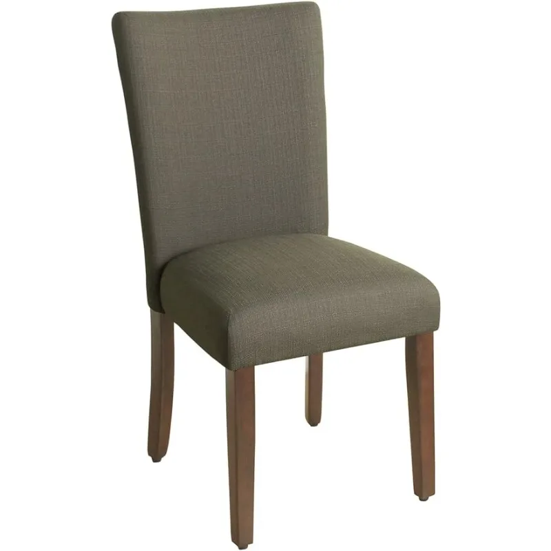 

HomePop Parsons Classic Upholstered Accent Dining Chair, Single Pack, Brown