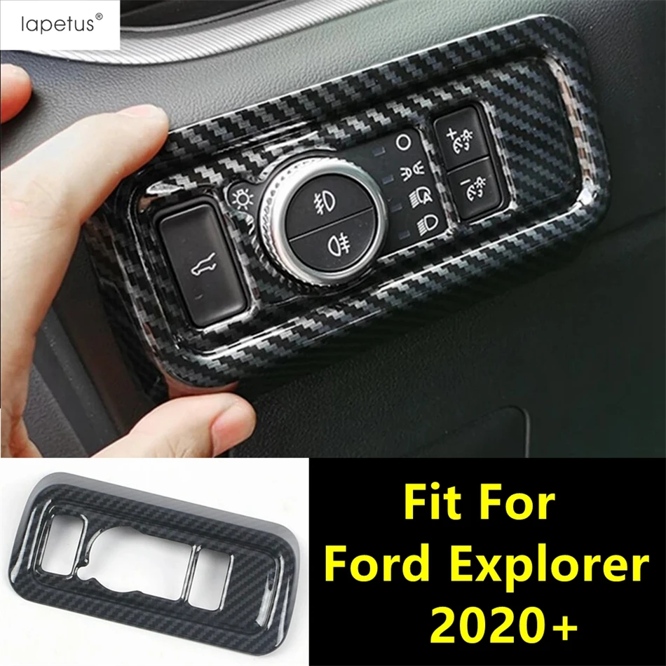 For Ford Explorer 2020 - 2023 Car Head Lights Lamps Switch Button Panel Cover Trim ABS Carbon Fiber / Matte Accessories Interior
For Ford Explorer 2020 - 2023 Car Head Lights Lamps Switch Button Panel Cover Trim ABS Carbon Fiber / Matte Accessories Interior