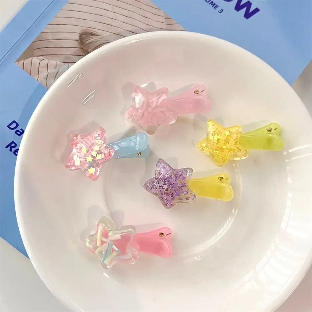 Summer Transparent Color Star Pentagrams Small Hair Clips Cute Kawaii Hairpin Fashion Headwear
Summer Transparent Color Star Pentagrams Small Hair Clips Cute Kawaii Hairpin Fashion Headwear