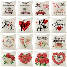 Valentines Day Pillowcase Linen Cushion Cover 45x45 Sofa Home Decoration Pillows Gift Cartoon Deer Wreath Print Car Pillow Case
Valentines Day Pillowcase Linen Cushion Cover 45x45 Sofa Home Decoration Pillows Gift Cartoon Deer Wreath Print Car Pillow Case