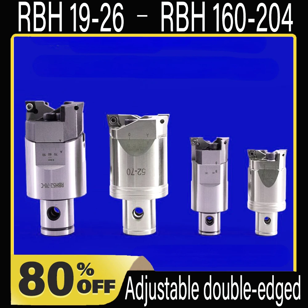 

Adjustable Double Edged RBH 25-33 32-42 40-55 68-92 BT30 BT40 LBK Rough Boring Head Twin-Bit Head Boring Tool