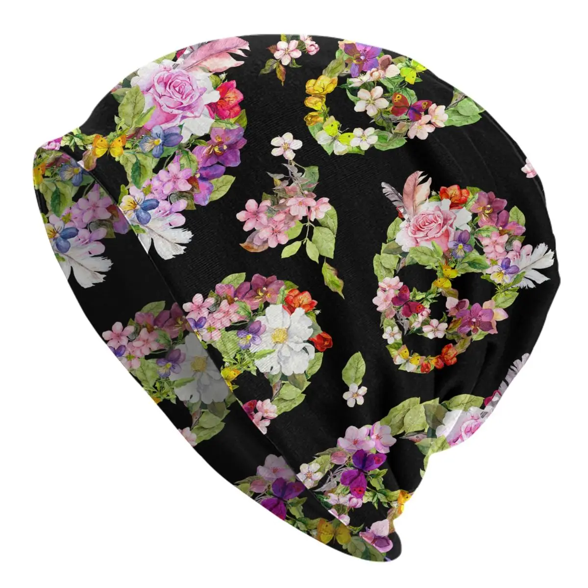 Women Men Beanie Hat Floral Skulls With Flowers Dia De Los Muertos Warm Spring Winter Outdoor Hip-hop Beanie Cap
Women Men Beanie Hat Floral Skulls With Flowers Dia De Los Muertos Warm Spring Winter Outdoor Hip-hop Beanie Cap
