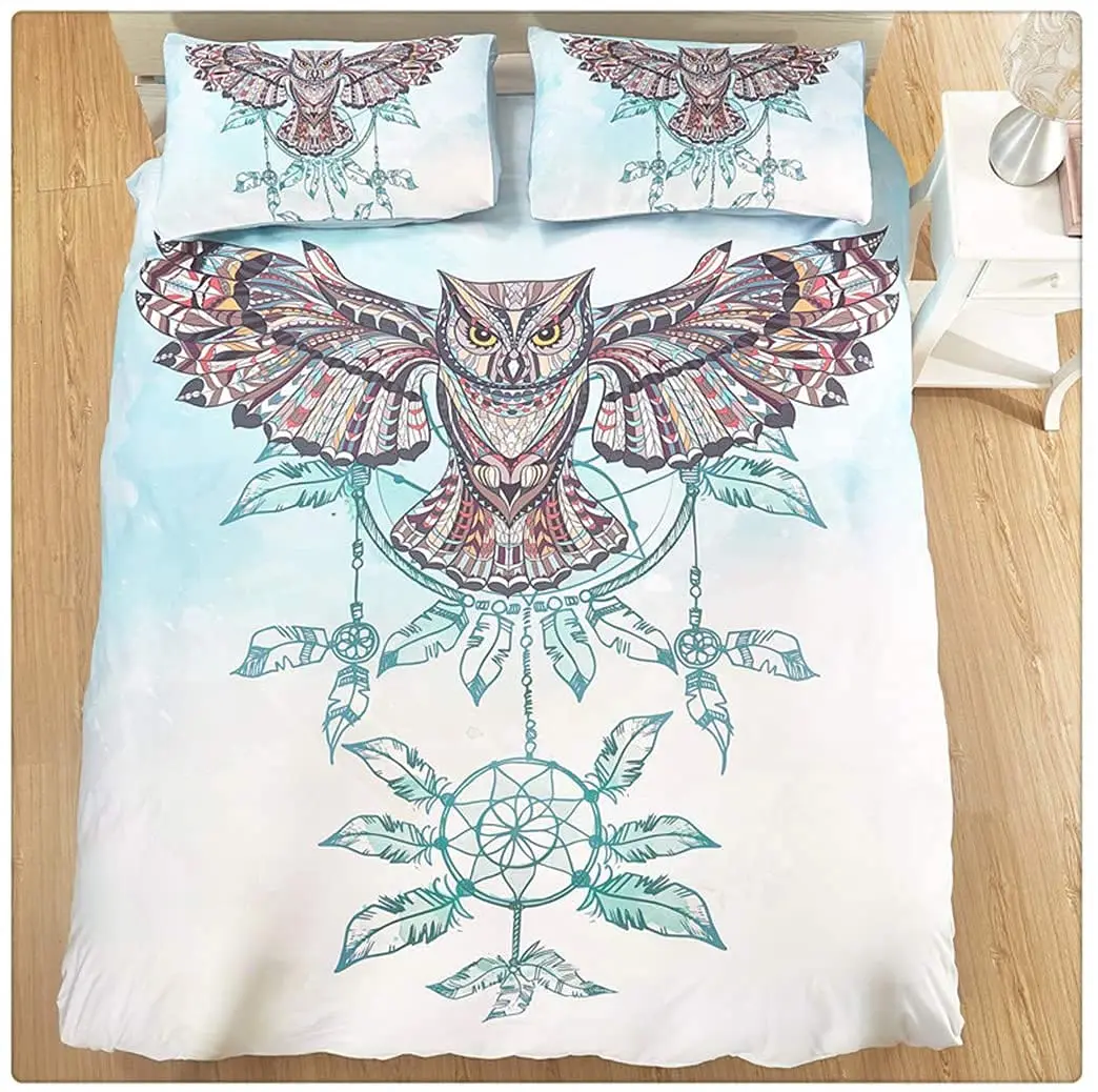 MWSWL Printed Bohemia Duvet Cover Set Bedding Set Boho Dream Catcher Owl Animal Pillowcases No Comforter
MWSWL Printed Bohemia Duvet Cover Set Bedding Set Boho Dream Catcher Owl Animal Pillowcases No Comforter