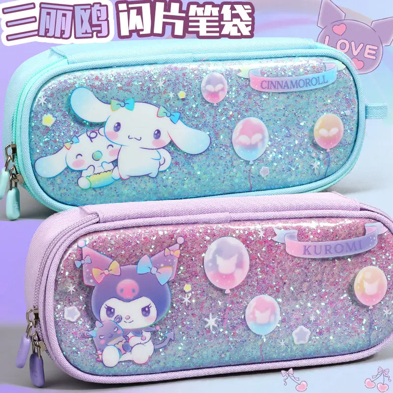 Периферийные устройства Sanrio для анимации Kuromi My melody, детский пенал большой емкости, коробка для канцелярских принадлежностей, высококачественный пенал, подарок
Периферийные устройства Sanrio для анимации Kuromi My melody, детский пенал большой емкости, коробка для канцелярских принадлежностей, высококачественный пенал, подарок