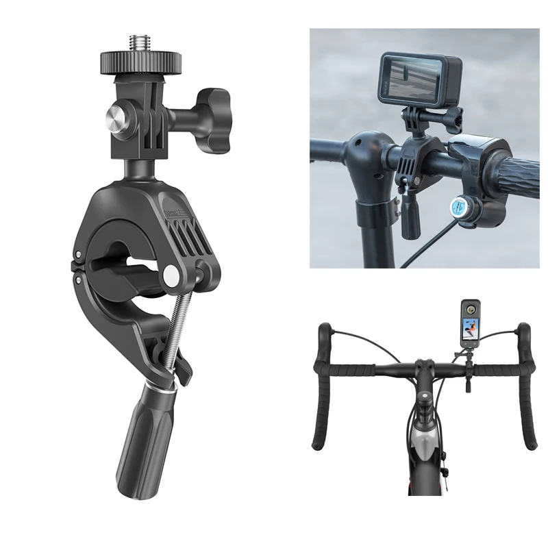 Multifunctional Bicycle Bracket Bike Handle Clamp With 14 Mount Adapter For Insta360 X3 Gopro DJI Osmo Action 3 Accessories
Multifunctional Bicycle Bracket Bike Handle Clamp With 14 Mount Adapter For Insta360 X3 Gopro DJI Osmo Action 3 Accessories