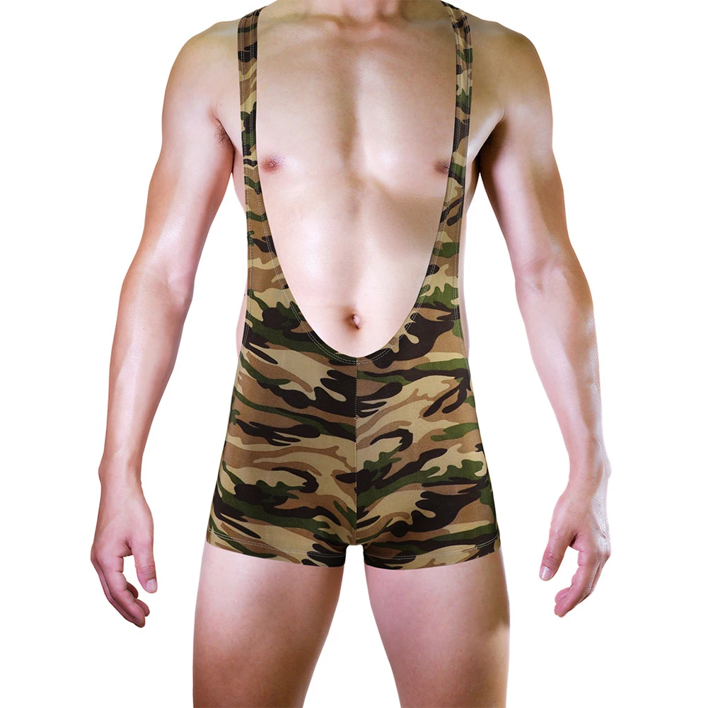 Sexy Men Bodysuit Jockstrap Backless Underwear Camouflage Leotard Jumpsuit Strap Hight Cut Lingerie Seduction Erotic Nightwear
Sexy Men Bodysuit Jockstrap Backless Underwear Camouflage Leotard Jumpsuit Strap Hight Cut Lingerie Seduction Erotic Nightwear