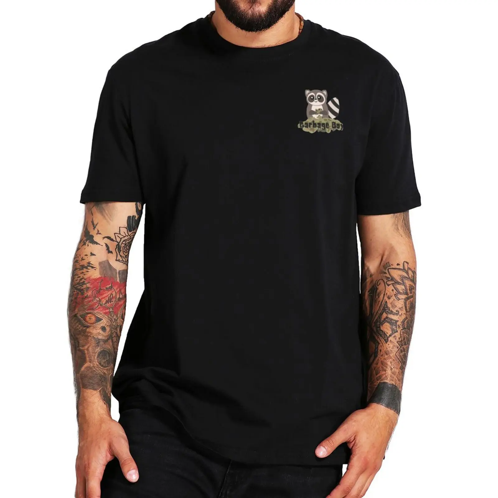 Классическая футболка Opossum с изображением мусора, панды, смешные футболки с рисунком животного для мальчика, унисекс, 100% хлопок, европейский... 
Классическая футболка Opossum с изображением мусора, панды, смешные футболки с рисунком животного для мальчика, унисекс, 100% хлопок, европейский...