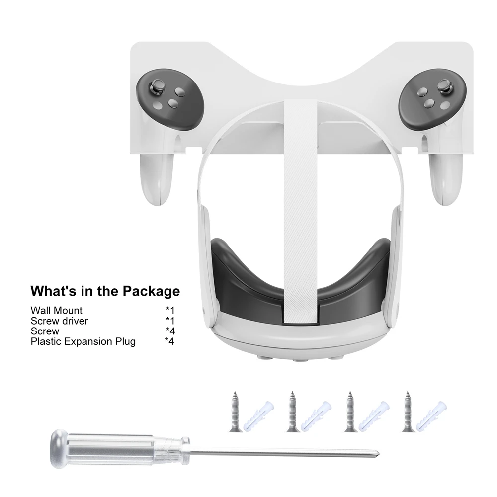 Wall Mount Metal Bracket For Meta Quest 3 Stand Holder Hook Space Saving VR Glasses Storage Rack Holder with Install Tool
Wall Mount Metal Bracket For Meta Quest 3 Stand Holder Hook Space Saving VR Glasses Storage Rack Holder with Install Tool