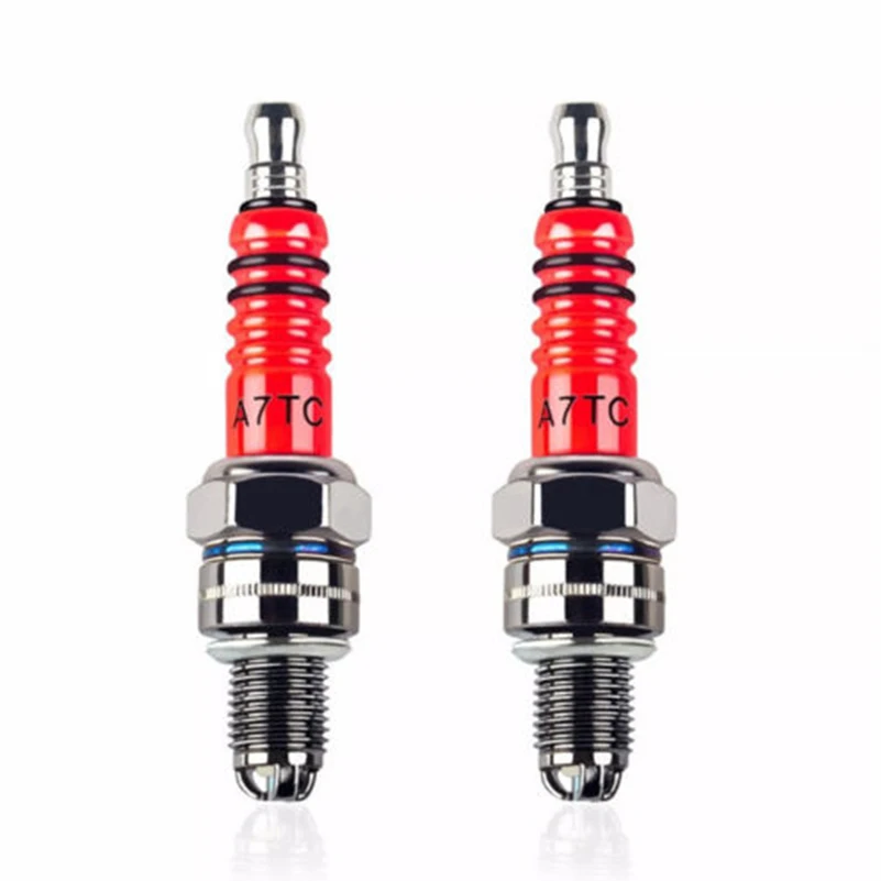 For 50cc-150cc A7TC Spark Plug ATV Motorcycle Save Fuel Accelerate High Performance Three-Electrode A7TC Fashion
For 50cc-150cc A7TC Spark Plug ATV Motorcycle Save Fuel Accelerate High Performance Three-Electrode A7TC Fashion