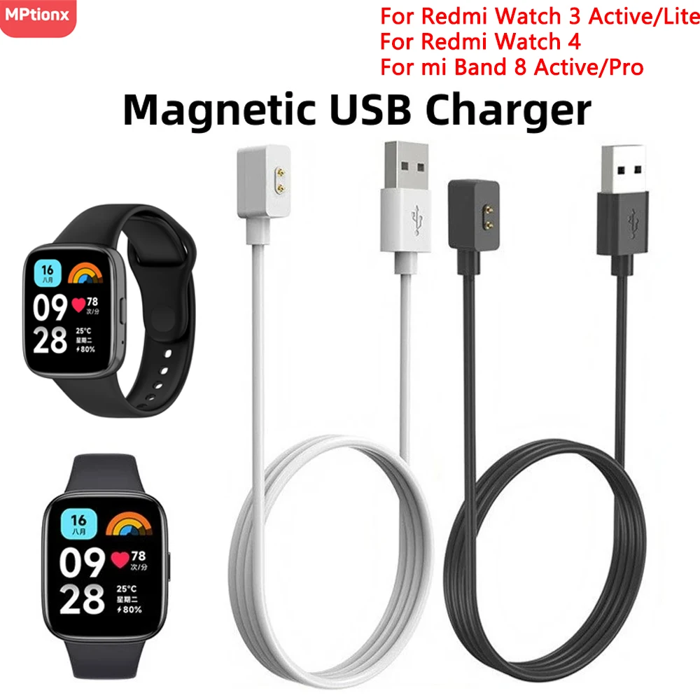 Кабель для быстрой зарядки для Redmi Watch 4, магнитный USB-кабель для зарядки, зарядка для Redmi Watch 3 Active Lite/Watch2/Mi 8, зарядное устройство
Кабель для быстрой зарядки для Redmi Watch 4, магнитный USB-кабель для зарядки, зарядка для Redmi Watch 3 Active Lite/Watch2/Mi 8, зарядное устройство