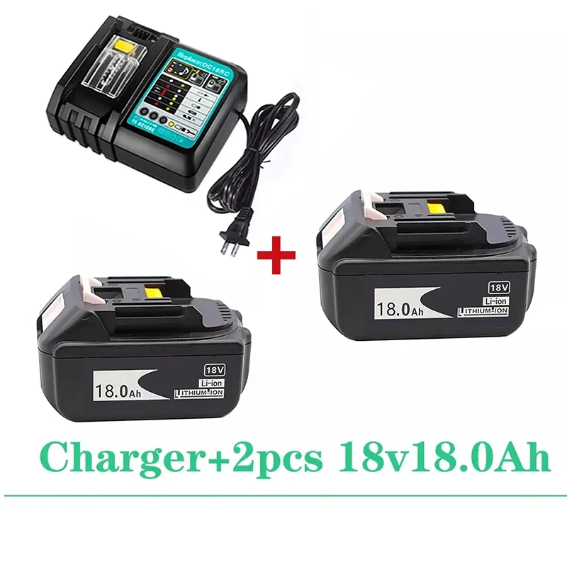 Original BL1860 rechargeable battery18V,18AH lithium-ion battery,suitable for Makita de BL1840, BL1850 BL1830,BL1860B+charger 3A
Original BL1860 rechargeable battery18V,18AH lithium-ion battery,suitable for Makita de BL1840, BL1850 BL1830,BL1860B+charger 3A