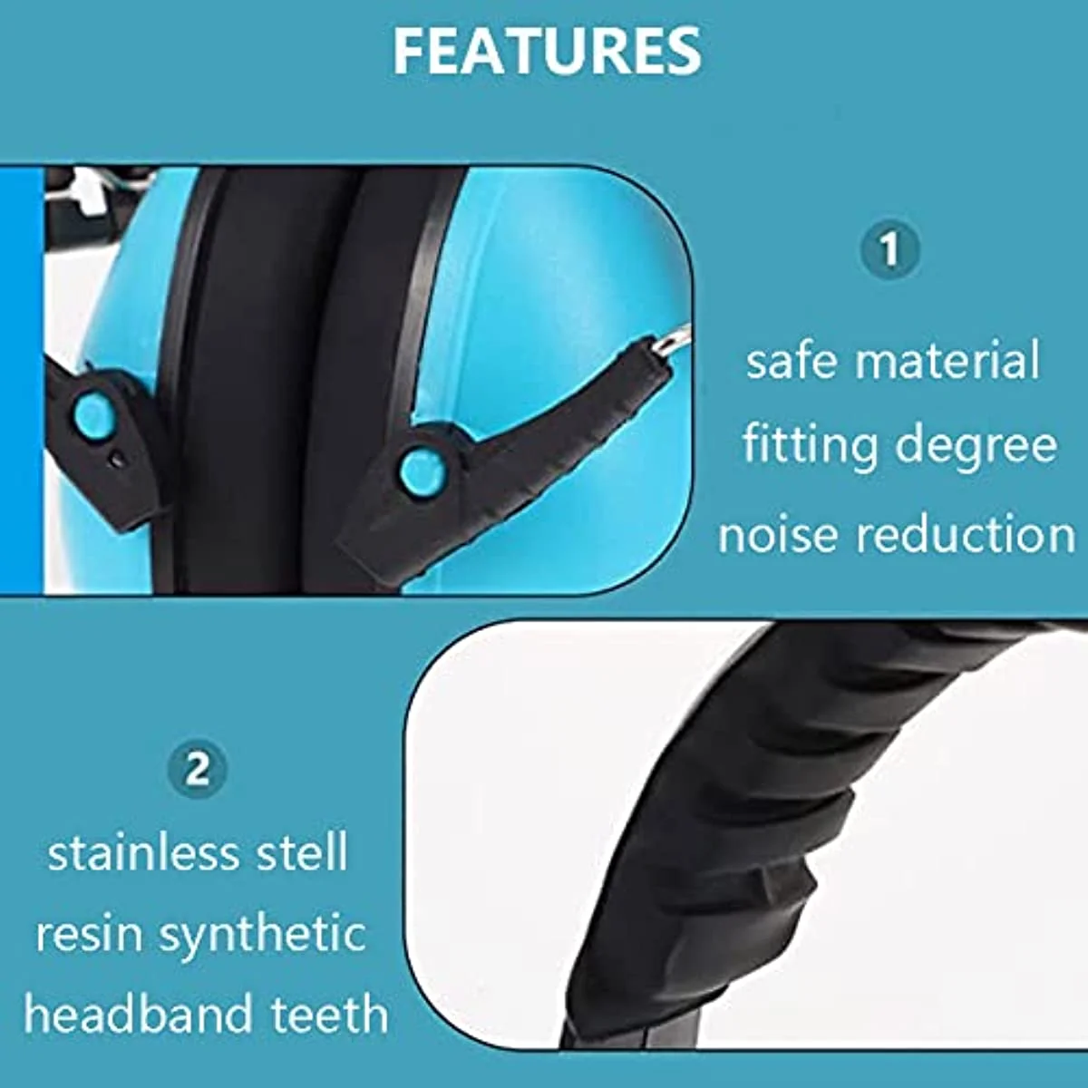 Hight Quality Kids Ear Protection Earmuffs Safety Hearing Ear Muffs Noise Reduction Soundproof Headphones Children Protective Hight Quality Kids Ear Protection Earmuffs Safety Hearing Ear Muffs Noise Reduction Soundproof Headphones Children Protective