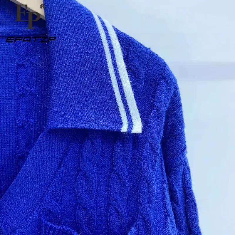 Double Letter Embroidery Blue Sweater Women 2023 Summer New Baseball Knight Casual Jacket
Double Letter Embroidery Blue Sweater Women 2023 Summer New Baseball Knight Casual Jacket