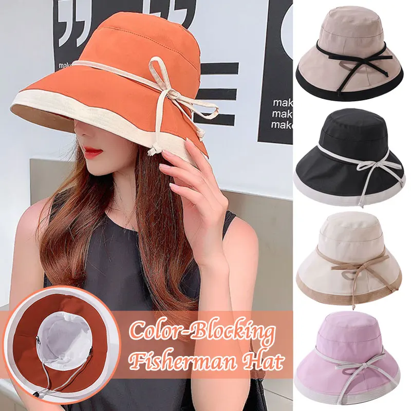 Japanese Korean Women's Fisherman Hat 2023Summer Sunscreen Lace Bow Color Match Beach Sun Cap Fashion Simple Outdoor Panama Hats
Japanese Korean Women's Fisherman Hat 2023Summer Sunscreen Lace Bow Color Match Beach Sun Cap Fashion Simple Outdoor Panama Hats