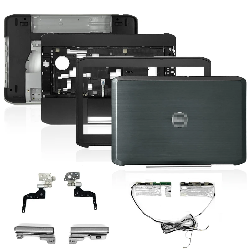 

Новая задняя крышка ЖК-дисплея/Передняя панель/петли/Упор для рук/Нижняя крышка для ноутбука Dell Latitude E5420, черная, без касания