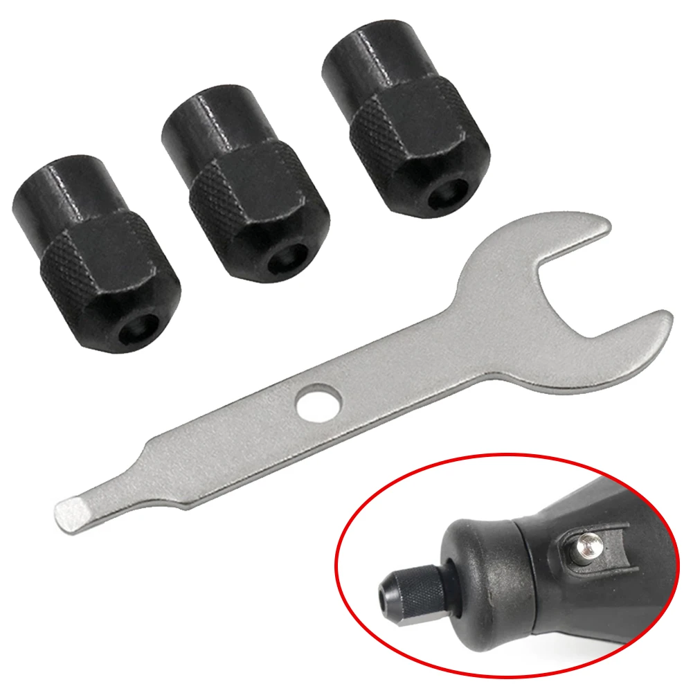 4pcs Set Drill Chuck M8X0.75mm Chuck Nut For Rotary Tool Drill Bit Chucks Adapter Wrench Power Tools Engraver Accessories
4pcs Set Drill Chuck M8X0.75mm Chuck Nut For Rotary Tool Drill Bit Chucks Adapter Wrench Power Tools Engraver Accessories