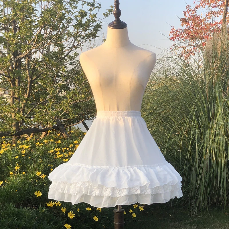Women Girls Lolita Cosplay Petticoat Bride Wedding Dress Lining Single Loop Three Lotus Leaf Lace Edge Skirt Support
Women Girls Lolita Cosplay Petticoat Bride Wedding Dress Lining Single Loop Three Lotus Leaf Lace Edge Skirt Support