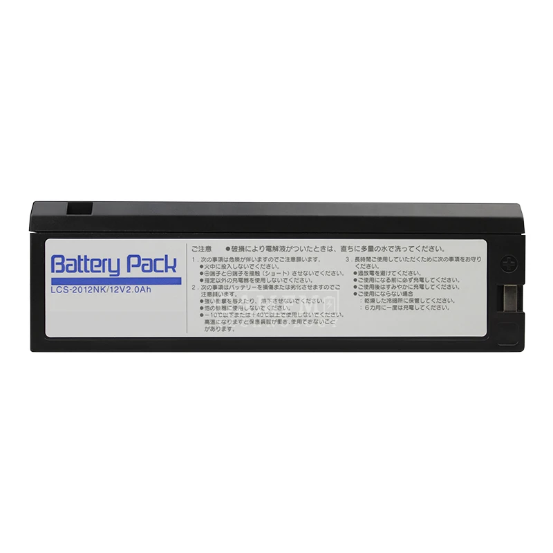 LCS-2012NK for Nihon Kohden Monitor Battery LCT1912ANK LC-T121R8PG 12V 2.0AH Battery
LCS-2012NK for Nihon Kohden Monitor Battery LCT1912ANK LC-T121R8PG 12V 2.0AH Battery