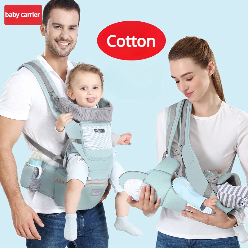 

Ergonomic new born Baby Carrier Infant Kids Backpack Hipseat Sling Front Facing Kangaroo Baby Wrap for Baby Travel 0-36 months