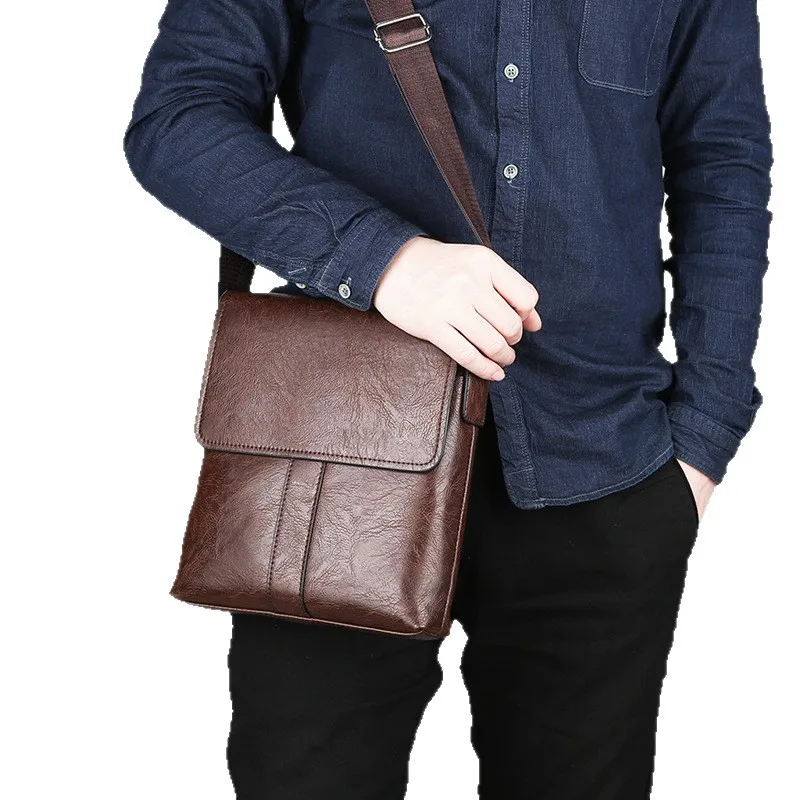 Soft leather shoulder bag, men's business casual bag, crossbody bag, men's bag, crossbody bag, small leather bag, hanging bag Soft leather shoulder bag, men's business casual bag, crossbody bag, men's bag, crossbody bag, small leather bag, hanging bag