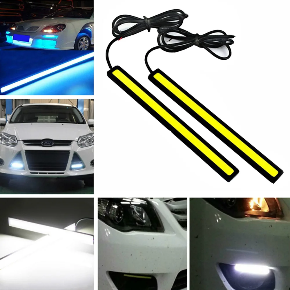 12CM 17CM 7.5W Ultra Thin LED COB Strip 12V DRL Lamp Day Time Running Driving Lamp for Auto Car Side Light Fog Light Waterproof
12CM 17CM 7.5W Ultra Thin LED COB Strip 12V DRL Lamp Day Time Running Driving Lamp for Auto Car Side Light Fog Light Waterproof