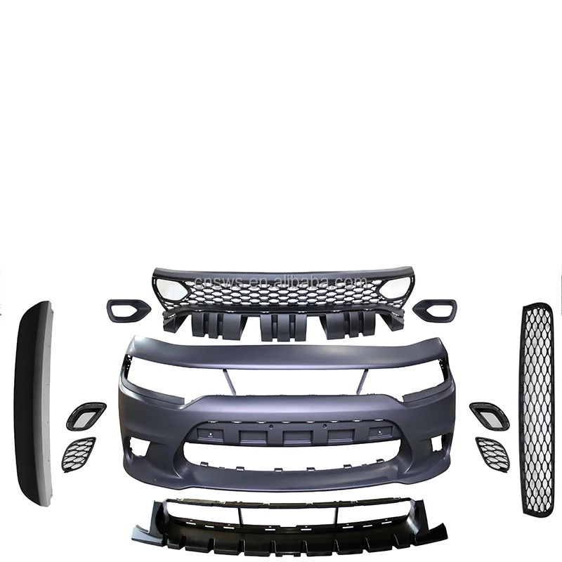 car full front bumper body kit for Dodge Charger 2015 - 2023 2019 Hellcat SRT style car full front bumper body kit for Dodge Charger 2015 - 2023 2019 Hellcat SRT style